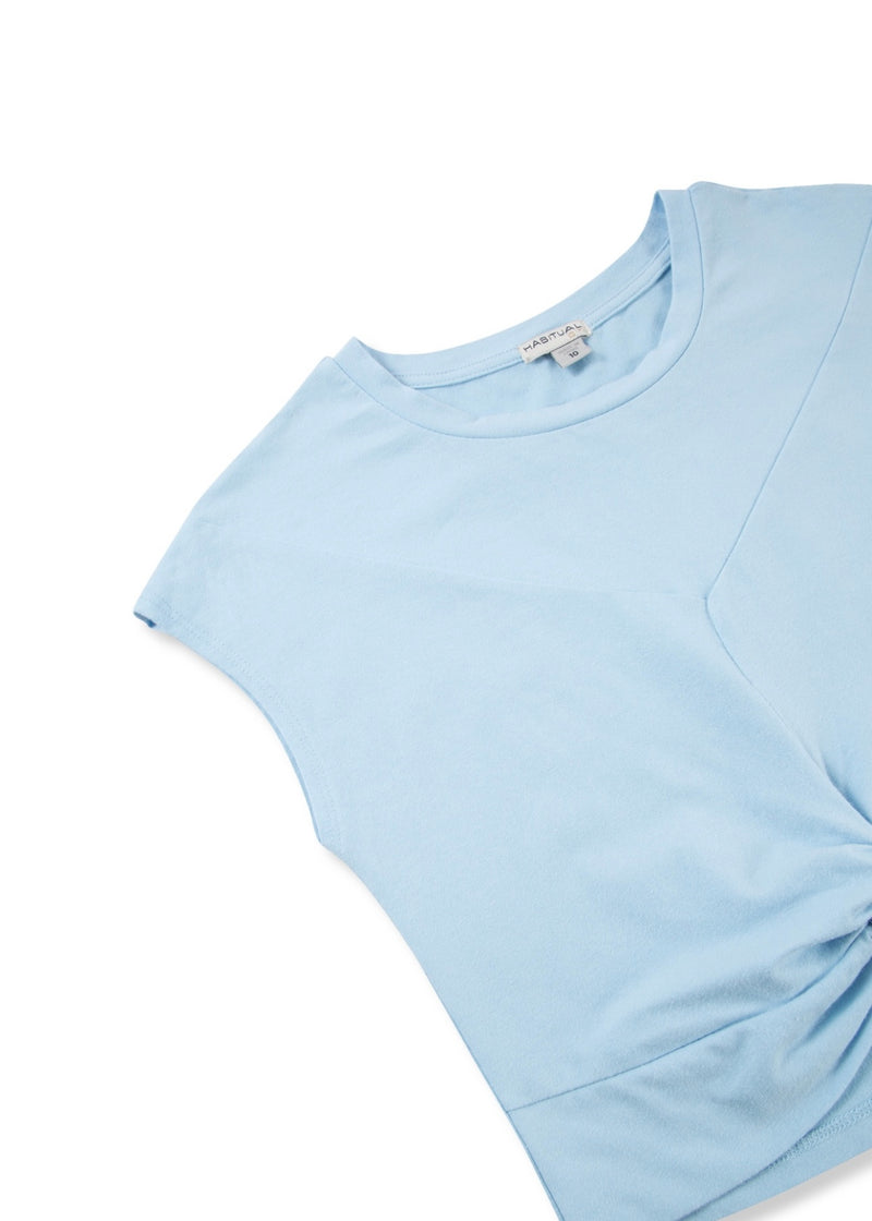 Twist Front Cotton Tee