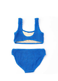Cobalt Crinkle Two Piece