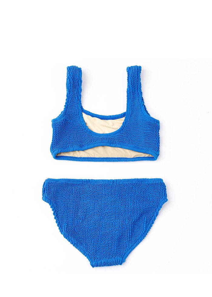 Cobalt Crinkle Two Piece