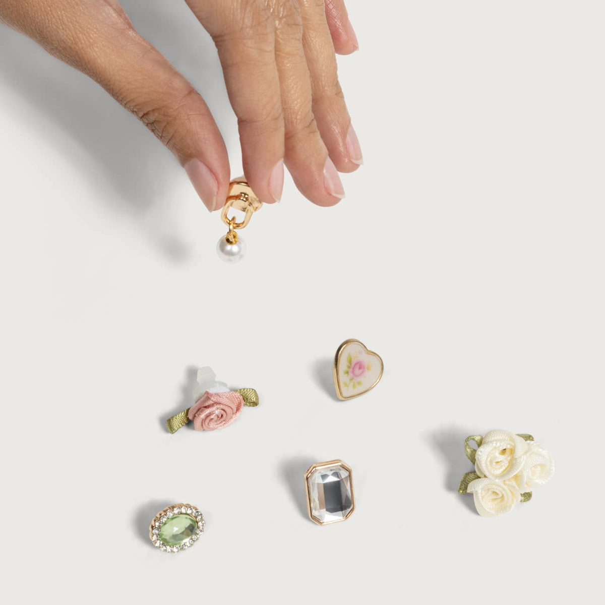 KitschPop™️ Charms 6pc Set - Vintage Ivory