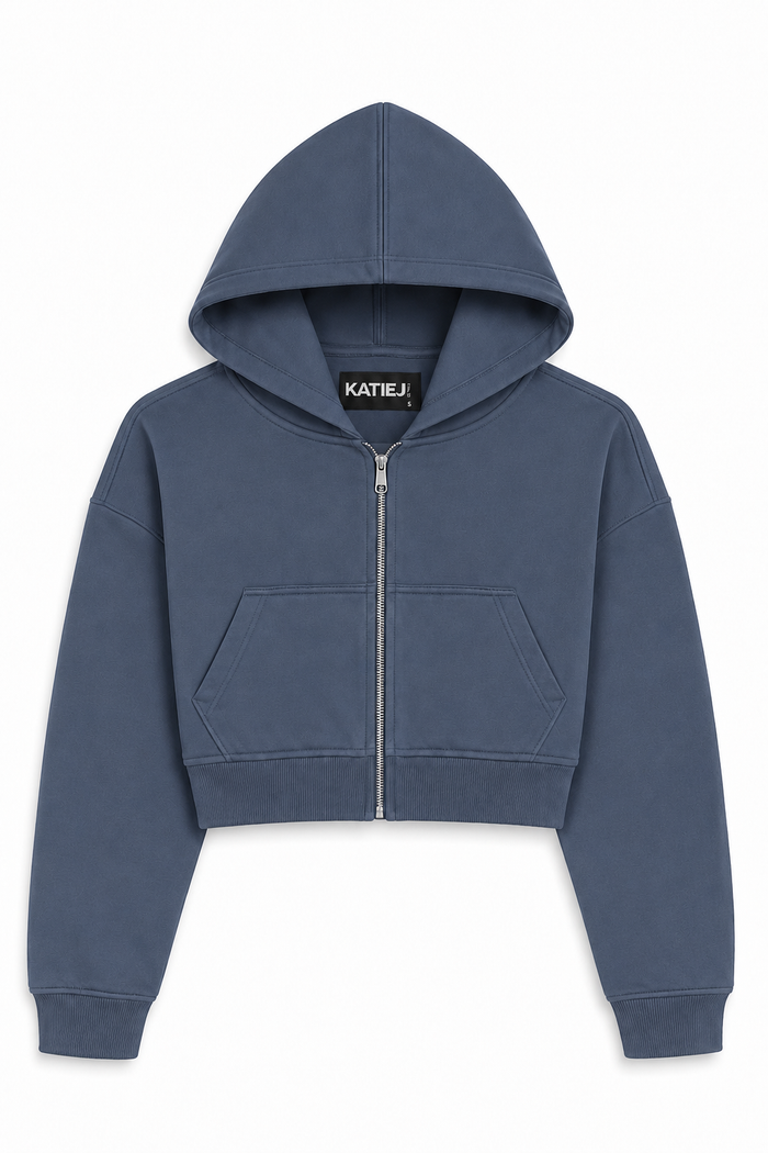 Tween Dylan Zip Crop Hoodie