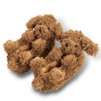 Coco the Doodle Plush Slippers