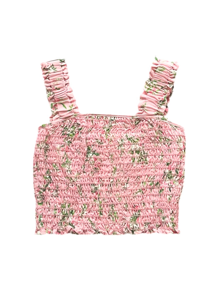 Floral Smocked Tank