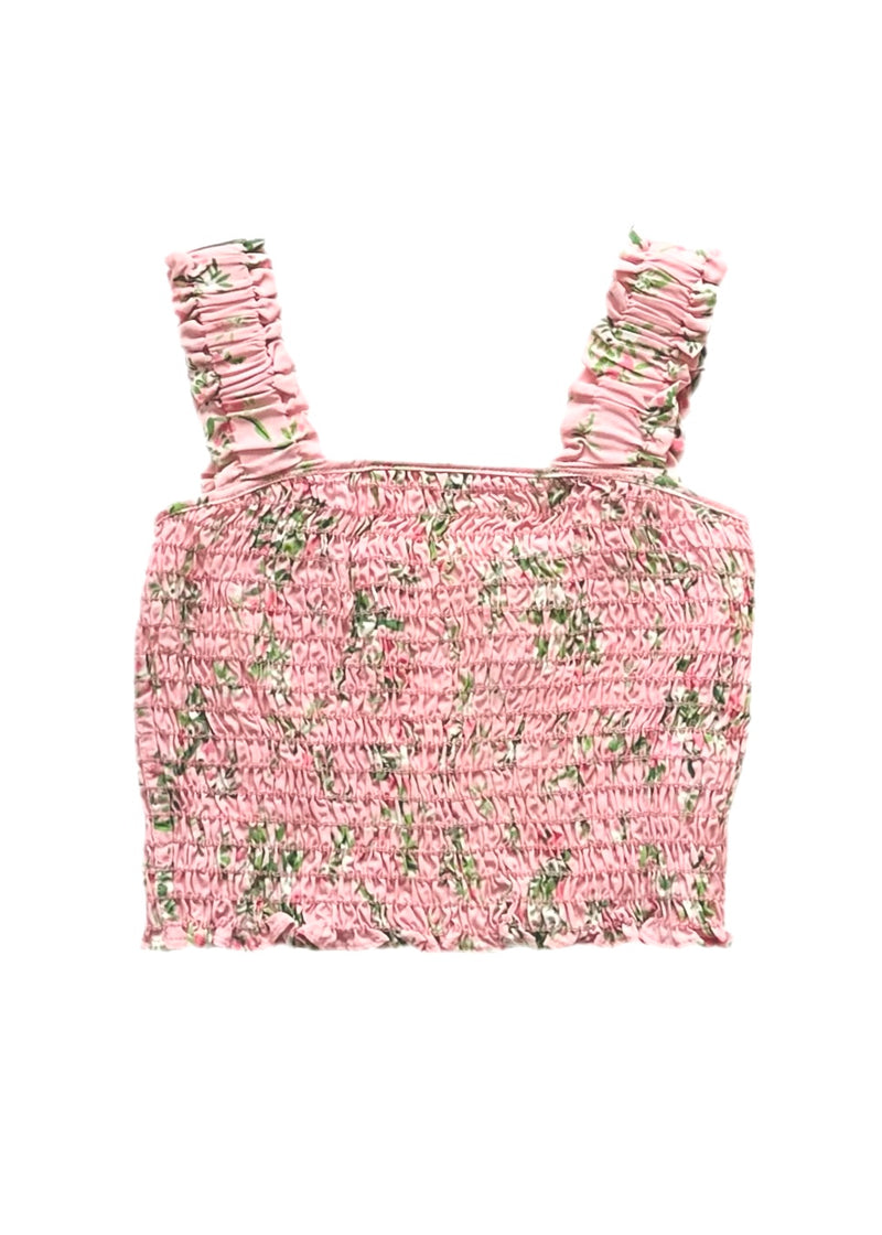 Floral Smocked Tank