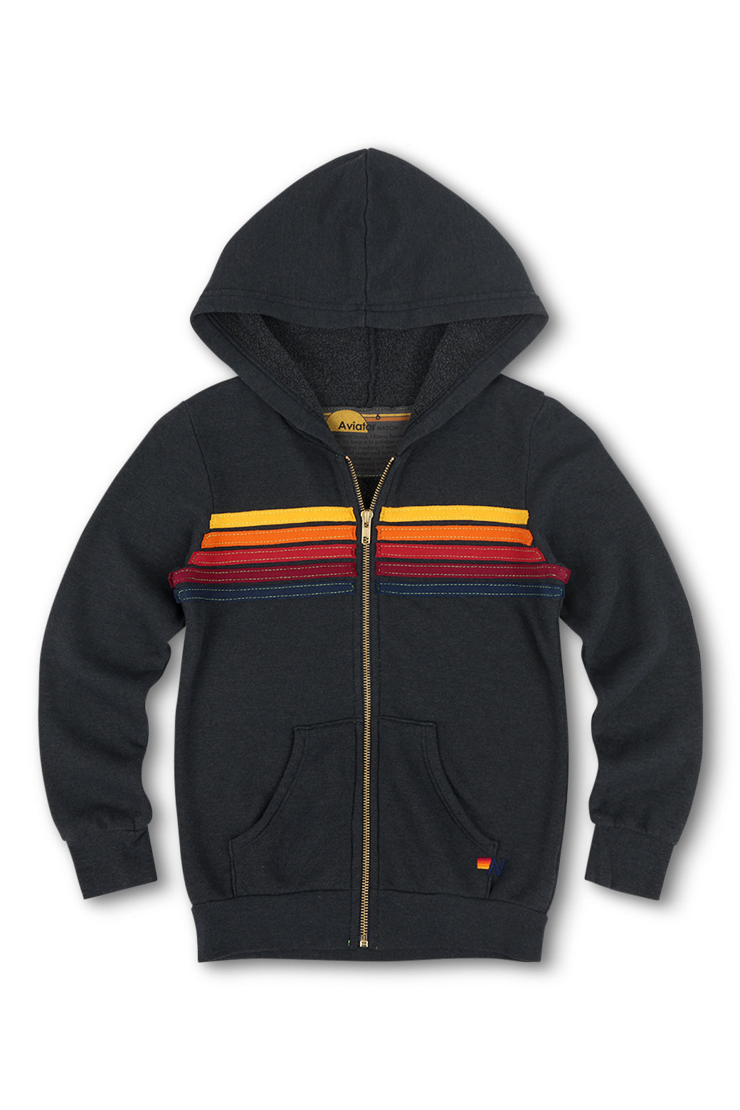 Aviator Kid’s Five Stripe Hoodie