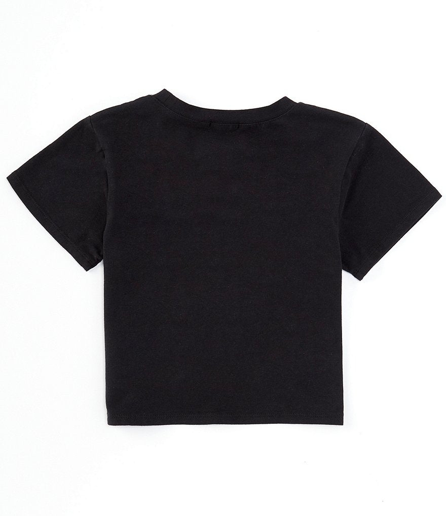 Cinched-Front Knit Tee