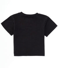 Cinched-Front Knit Tee