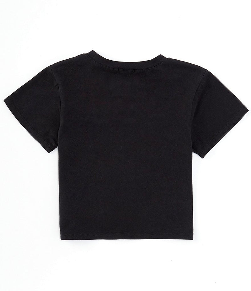 Cinched-Front Knit Tee