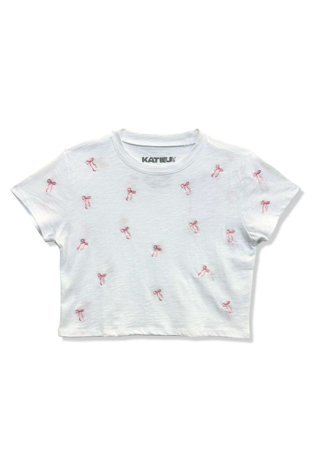 Tween Fearless Tee With Embroidered Bows