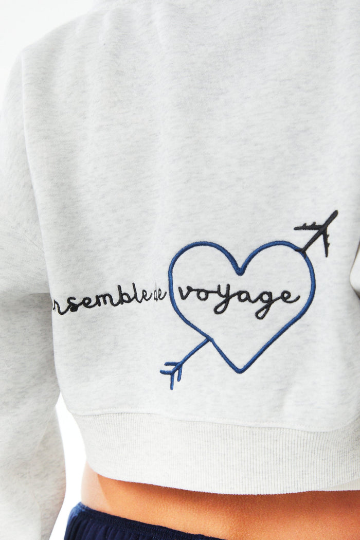 Mia Travel French Terry Zip Hoodie