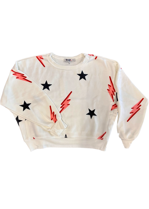 Lightening Bolts & Stars Pullover