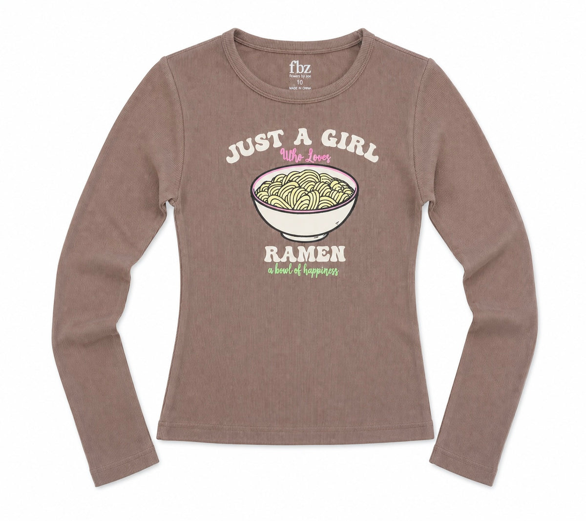 Just A Girl Who Loves Ramen Long Sleeve Tee