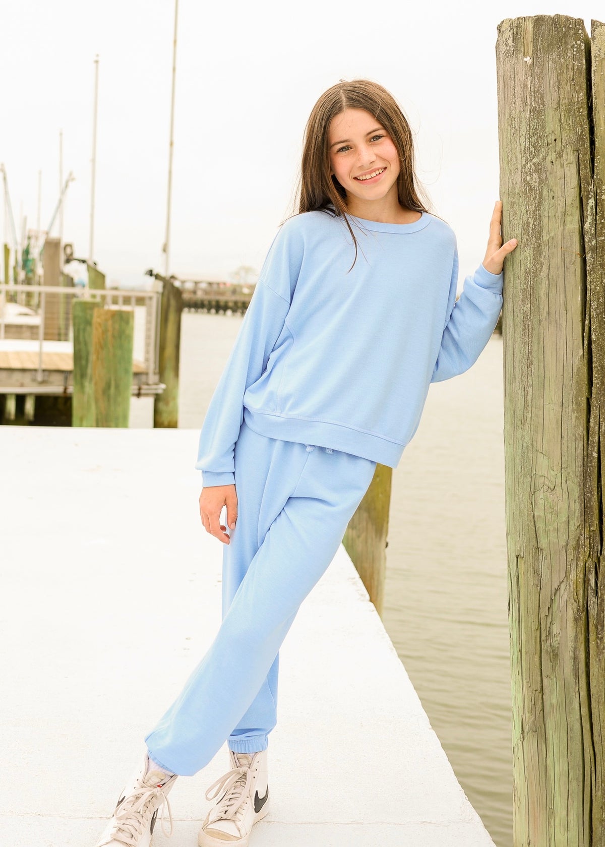 Light Blue Sweatshirt