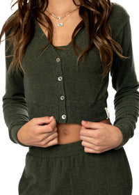 Hacci Cropped Cardigan