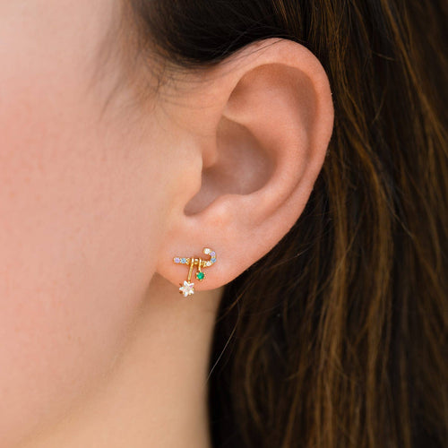 Candy Cane Studs