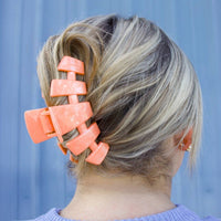 Classic Hair Clip | Large | Dreamsicle
