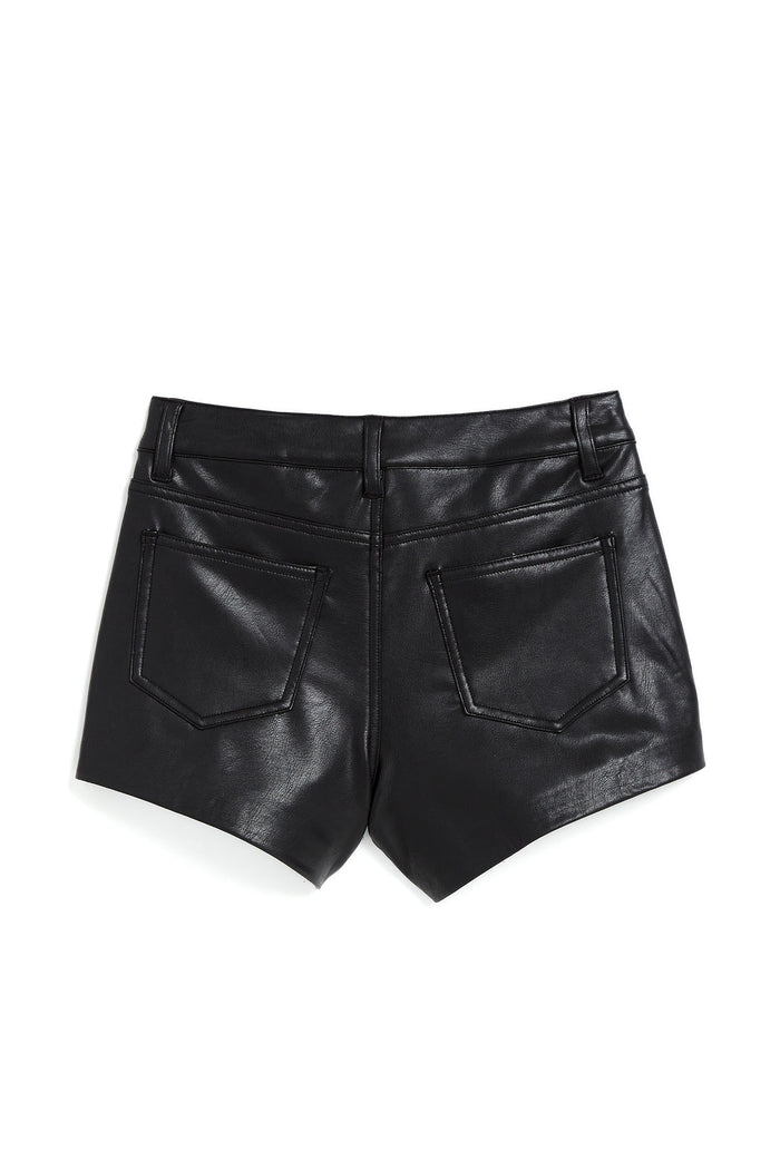 Faux Leather Short