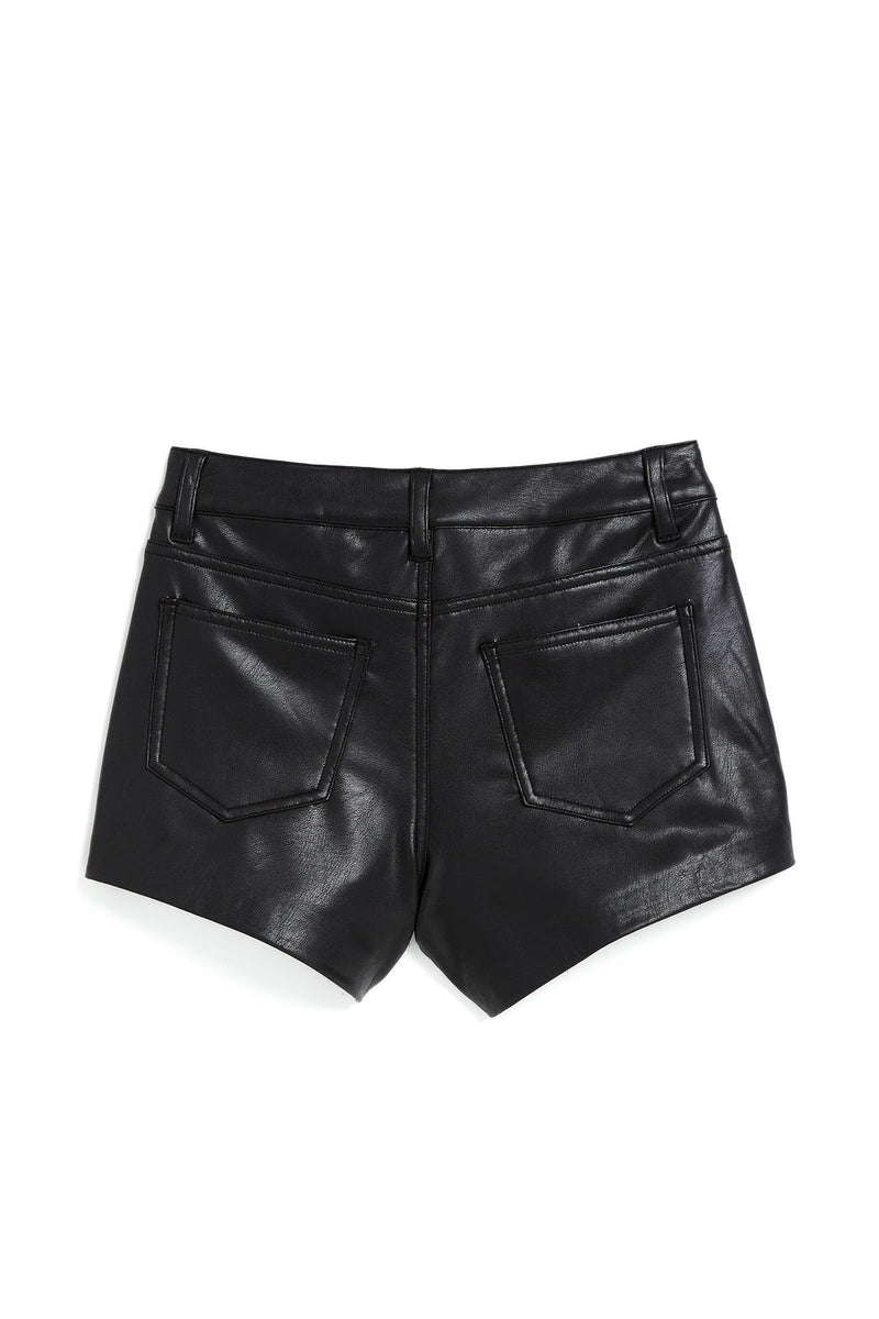 Faux Leather Short