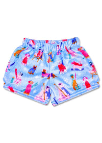 Ski Dogs Plush Shorts