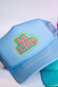 Be Kind Powder Blue Trucker