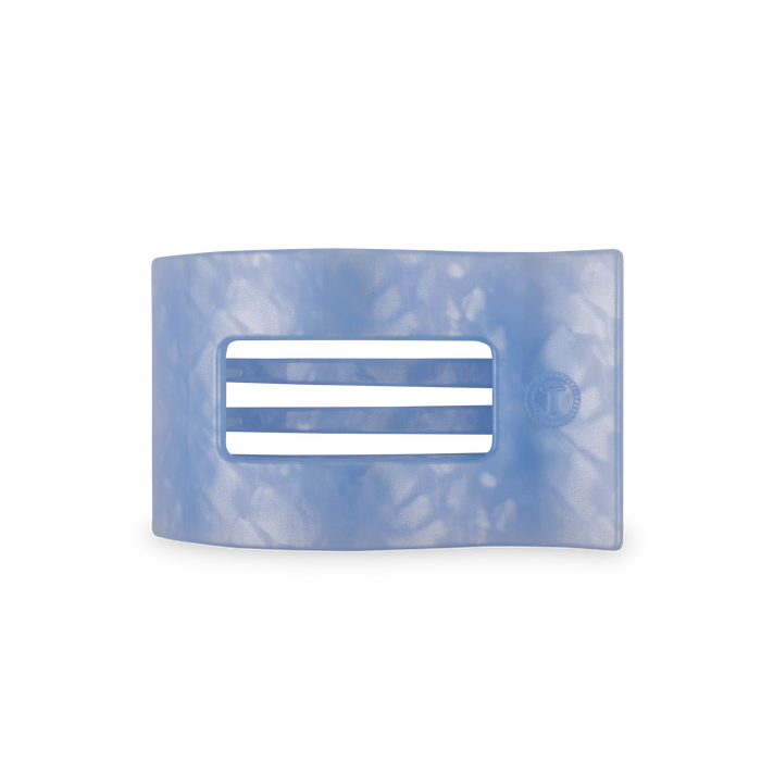 Flat Rectangle Hair Clip | Medium | Blue Lagoon