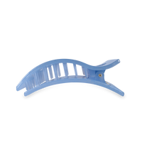 Flat Rectangle Hair Clip | Large | Blue Lagoon