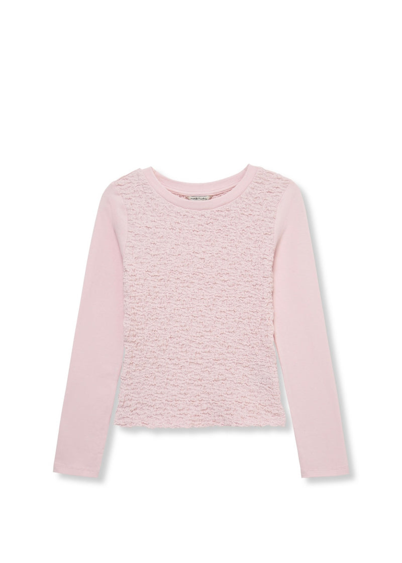 Smocked Long Sleeve Top