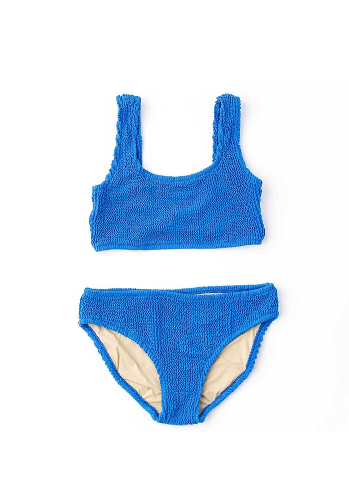 Cobalt Crinkle Two Piece