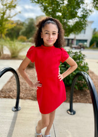 Imogen Button Bow Back Dress