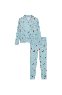 Best Puppies Long Sleeve Jersey Pajama Pant Set