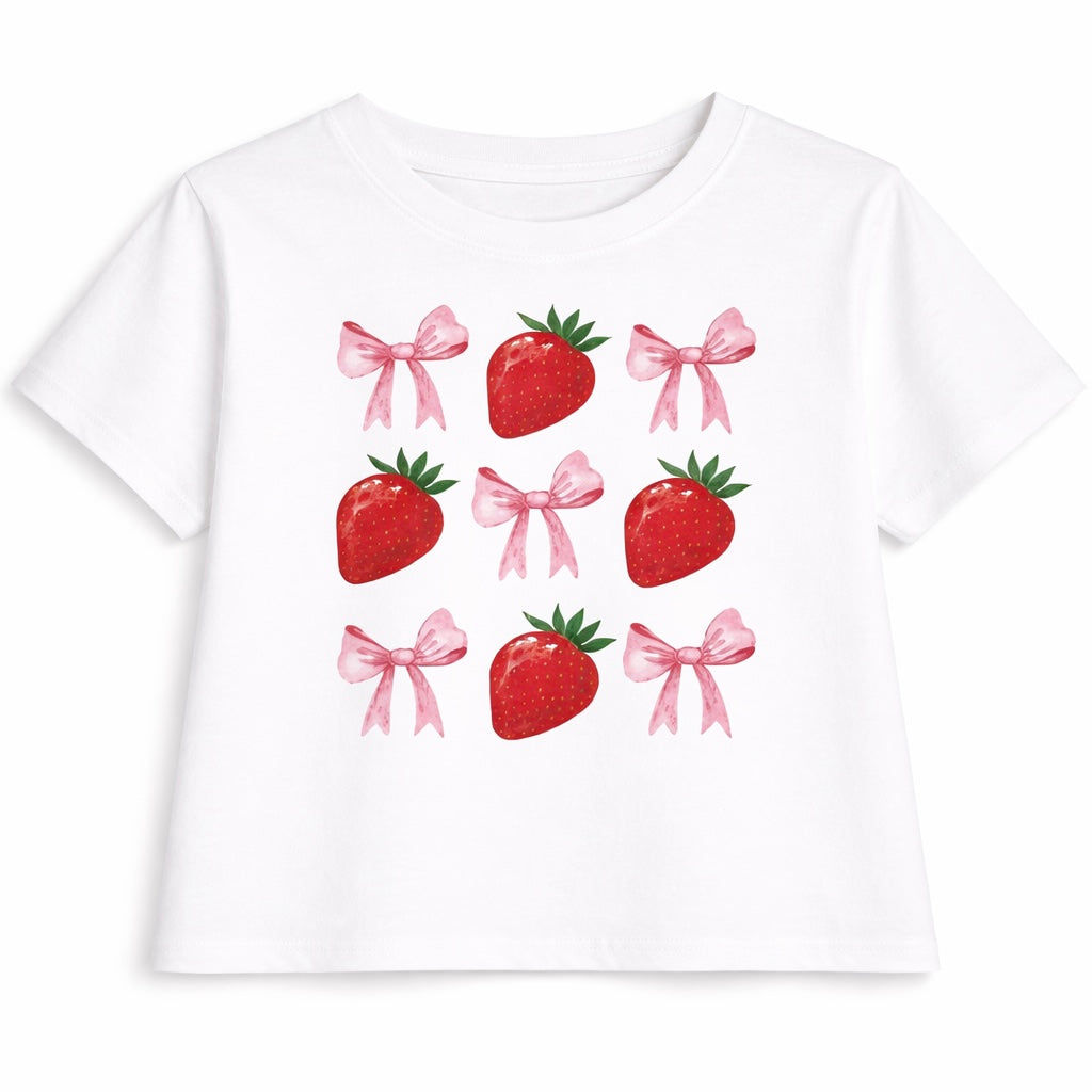 Strawberries And Bows Tee