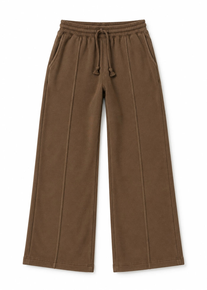 Tenly Raw Seam Wide Leg Pant