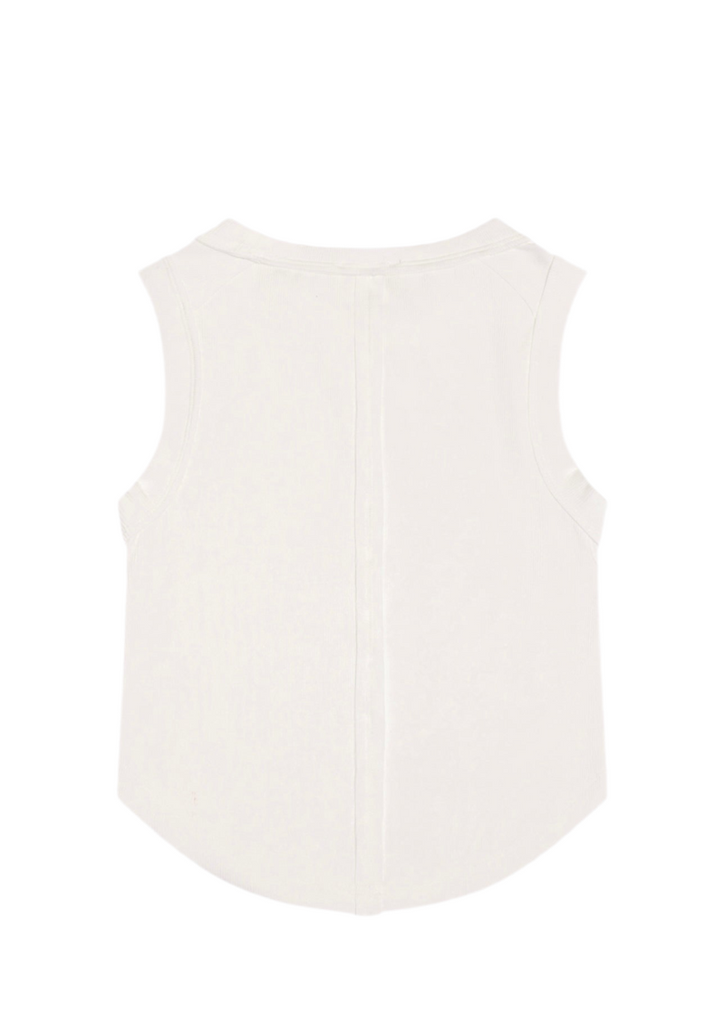 Ribbed Exposed Seam Tank