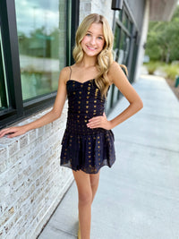 Liot Lurex Tie Back Top