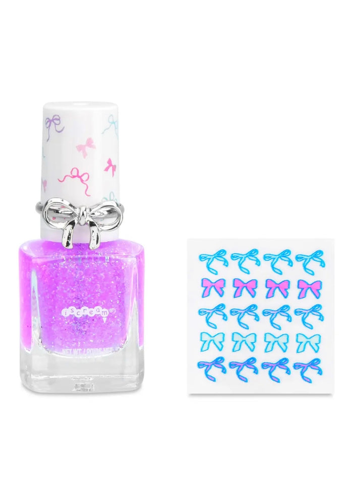 Fancy Bows Nail Polish Ring Set