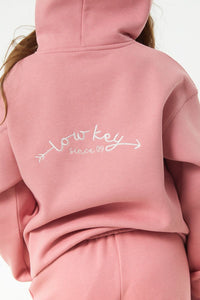 Jessie Lowkey Hoodie – Rose