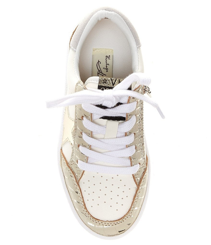 Gold Alaia Star Sneakers