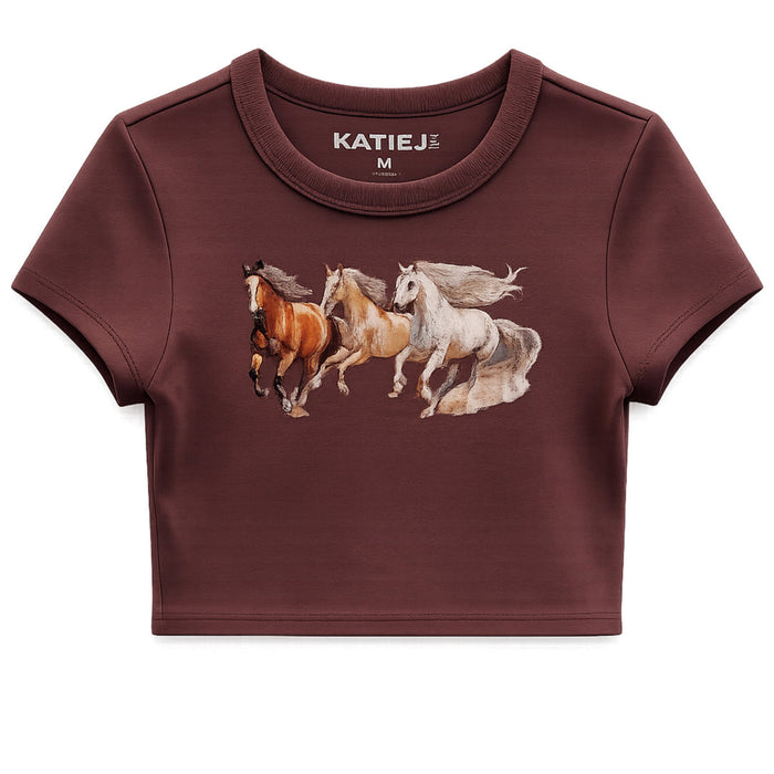 Tween Horses Baby Classic Tee