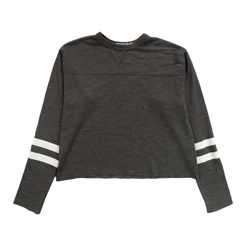 Charcoal L/S Crew