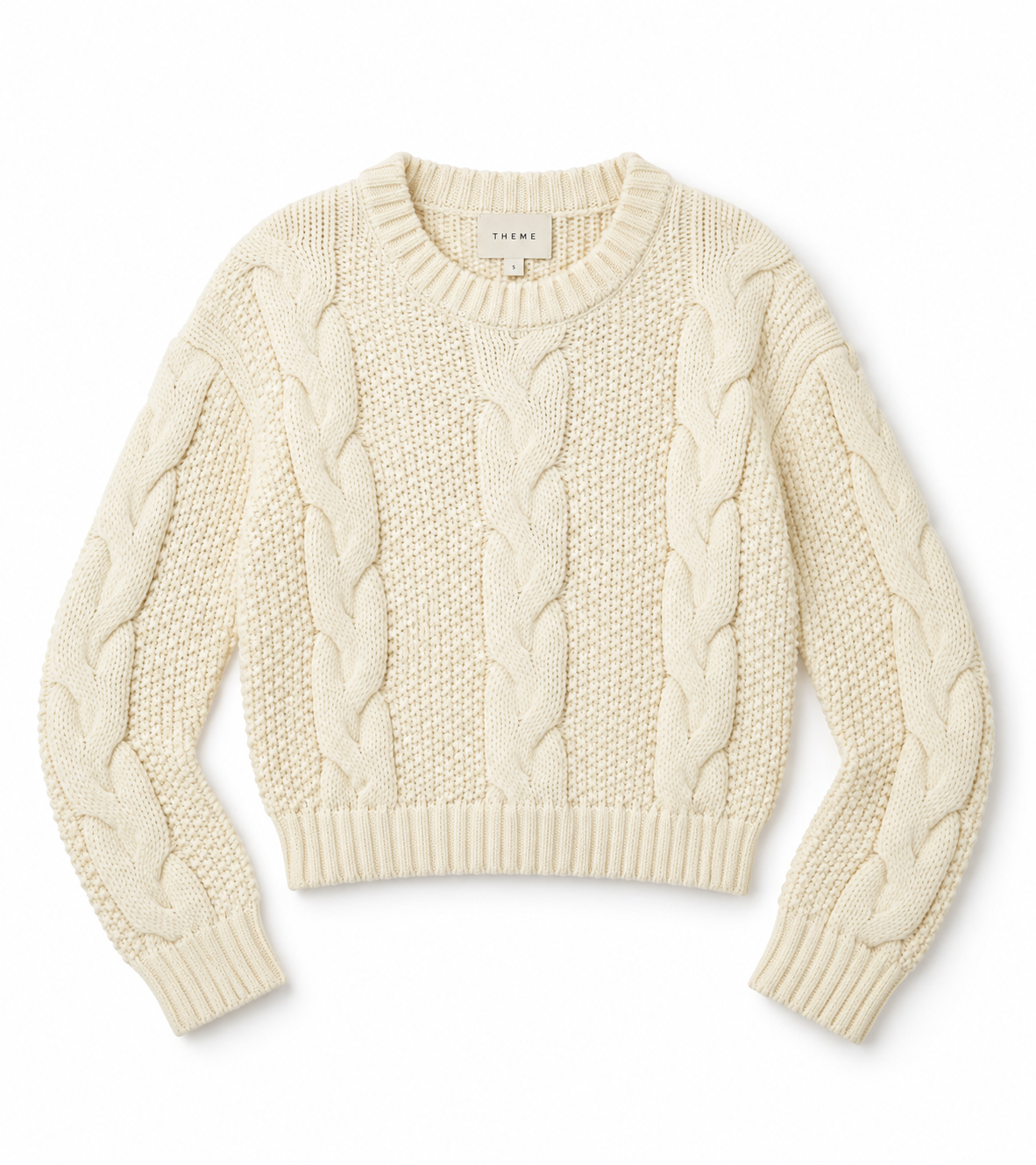 Tenly Braided Cable Sweater-3 Colors