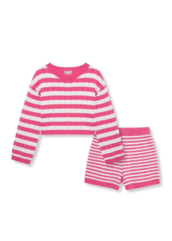 Stripe Short Set