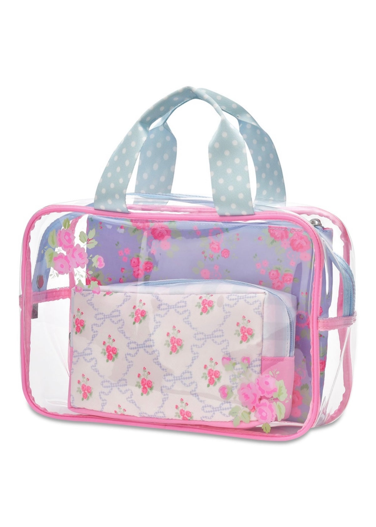 Ditsy Floral Cosmetic Bag Trio