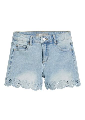 Powder Blue Drawstring Short