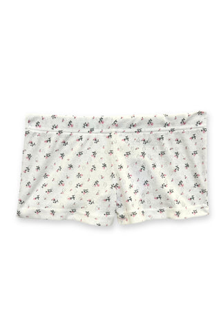 Brittany Fray Hem Shorts White