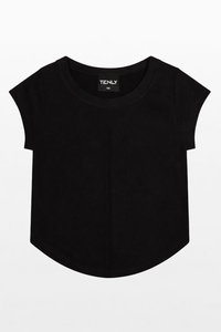 Tenly Ribbed Cap Sleeve Tee (2 colors!)