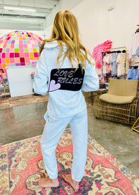 Love Rules Zip Up Hoodie