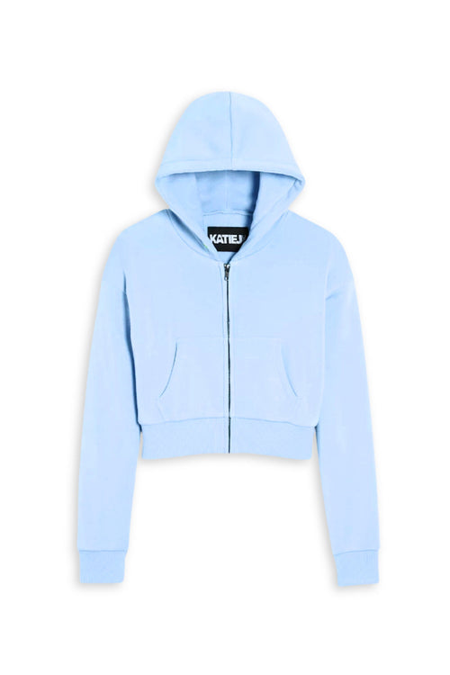 Dylan Zip Crop Hoodie