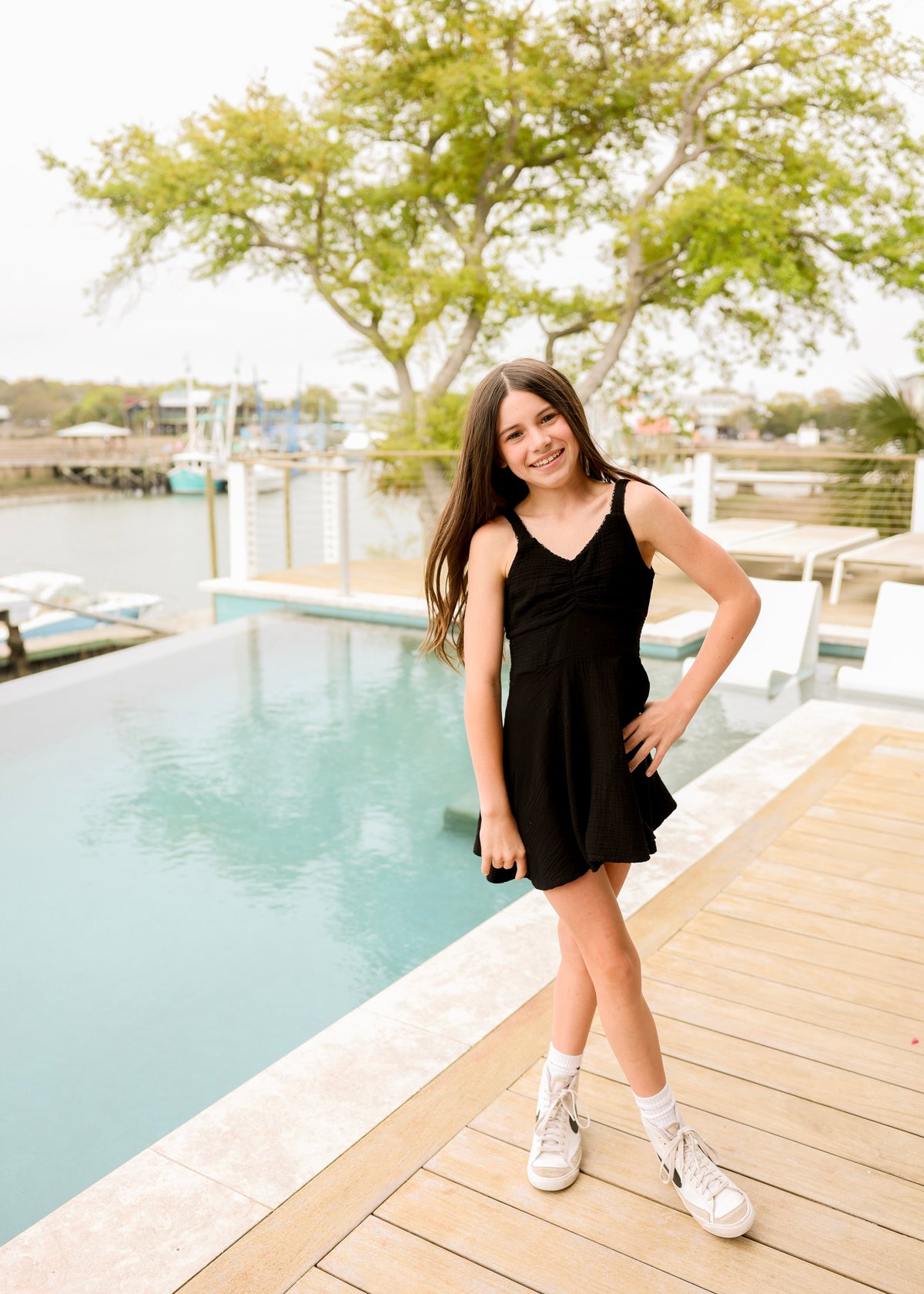 Little Black Gauze Dress