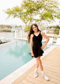 Little Black Gauze Dress