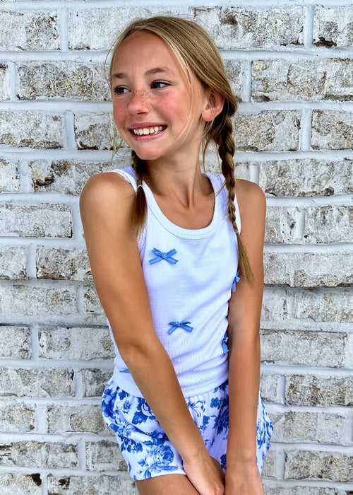 Blue Bows Tank